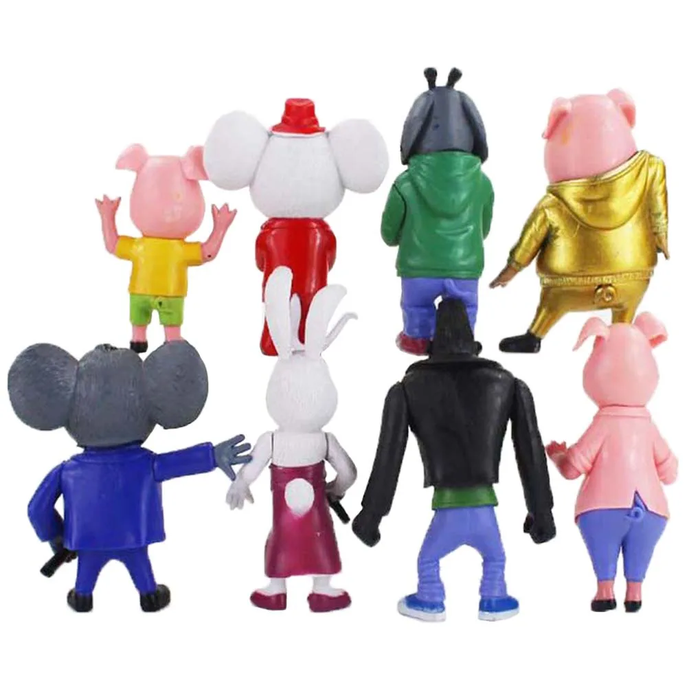 Игрушечные фигурки Бастер коала Джонни Росси Минна Майк свинка кролик слон мышь