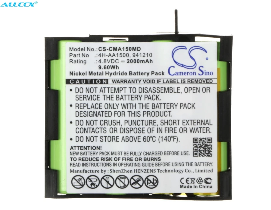 Аккумулятор Cameron Sino 2000 мАч 4H AA1500 941210 для конкурентов Edge US Enegry Mi Ready Energy ready FIT 3