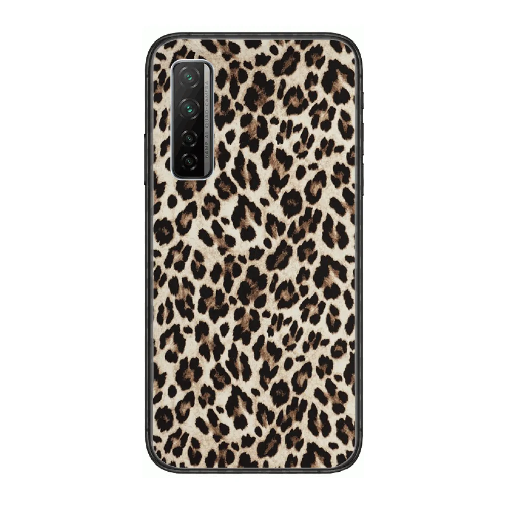 

tiger leopard skin Phone Case For Huawei Nova p10 lite 7 6 5 4 3 Pro i p Smart ZBlack Etui 3D Coque Painting Hoesje