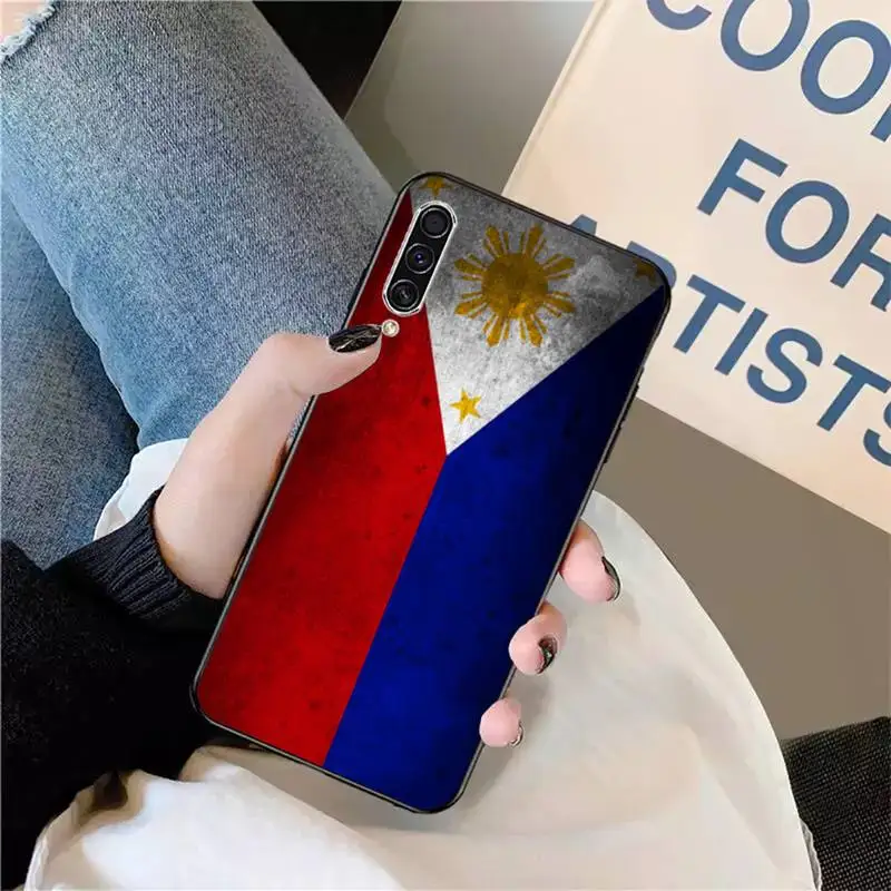 

Philippines fashion flag high quality Phone Case For Samsung galaxy S 9 10 20 A 10 21 30 31 40 50 51 71 s note 20 j 4 2018 plus