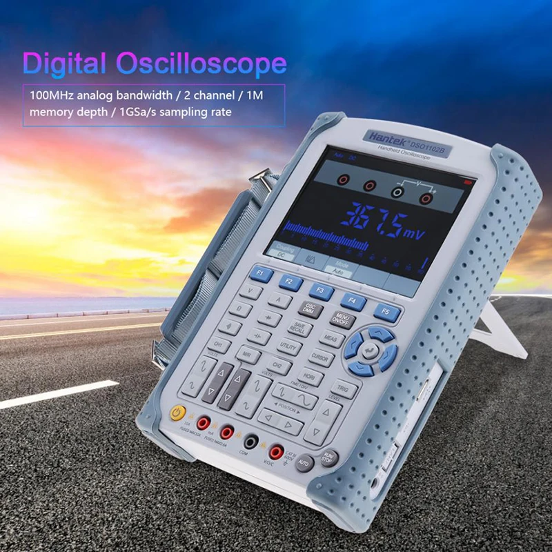 Цифровой Ручной осциллограф Hantek DSO1102B USB 100 МГц 2 канала 1 Гвыб/с 6000