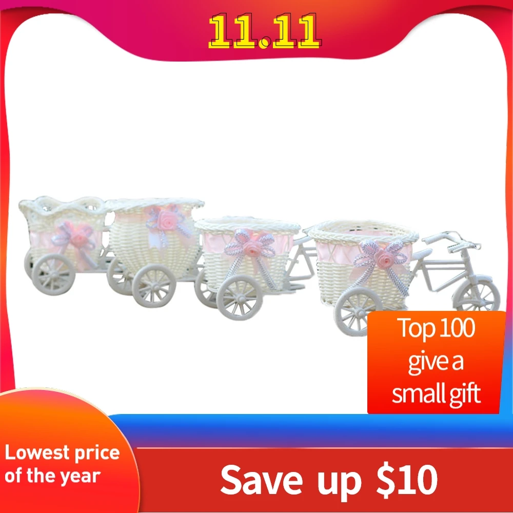 Большая искусственная ваза из ротанга праздничный декор милый дизайн популярные