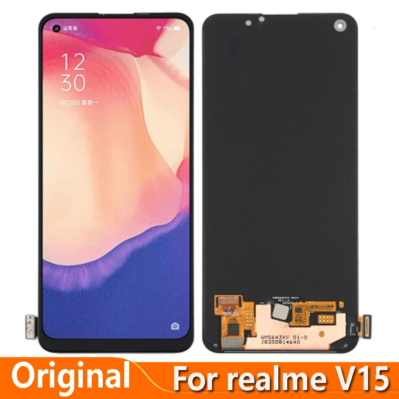 

Оригинальный дисплей 6,4 дюйма для Realme V15 5G LCD, детали для замены