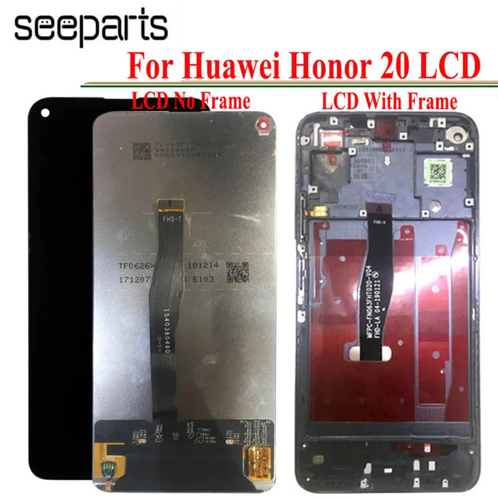 Дисплейный модуль для Huawei Honor 20 цвет рамки на выбор|Экраны мобильных телефонов| |