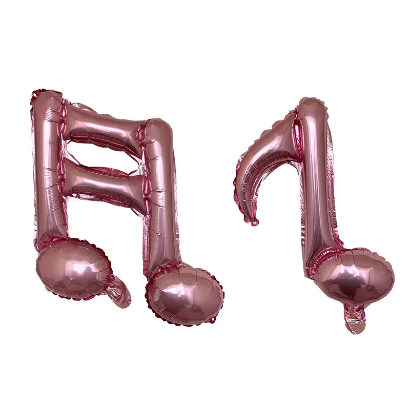 5 шт./лот фольги для музыкальных нот майларовые шары товары дня рождения надувные