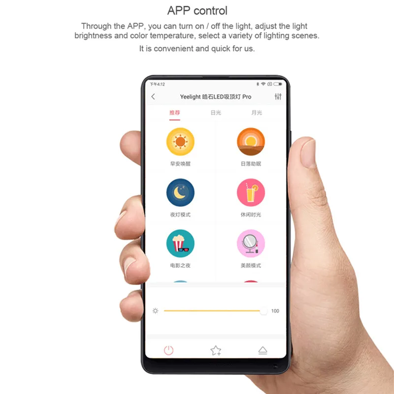 Yee светильник простой светодиодный умный потолочный светильник Pro для гостиной Bluetooth/Wifi/App пульт дистанционного управления Пылезащитная лампа 90 Вт светильник ing