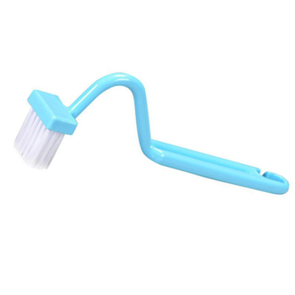 

10pcs Bathroom Bent Cleaning Brush V-type Cleaner Clean Brush Bathroom Household Kitchen Cleaning Accessories