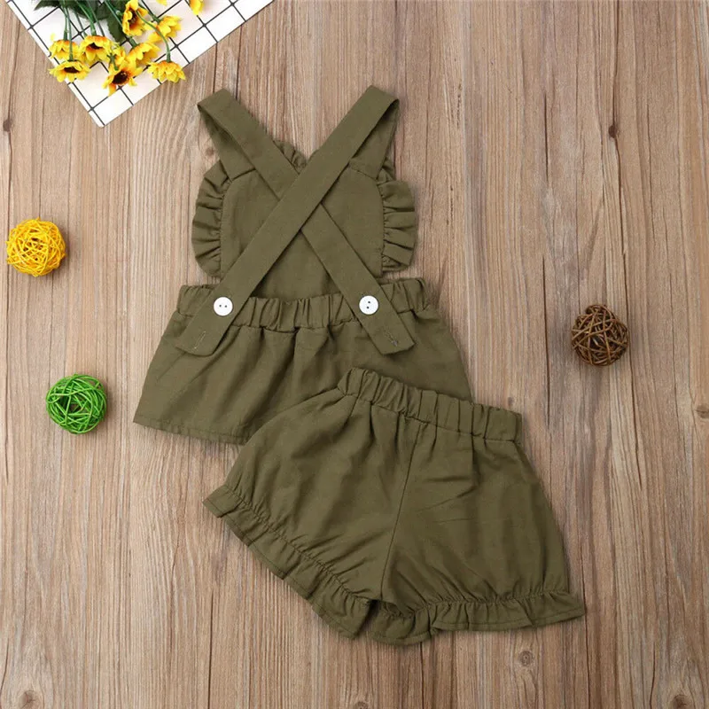 2020 летняя одежда для новорожденных девочек майка без рукавов с буквенным принтом