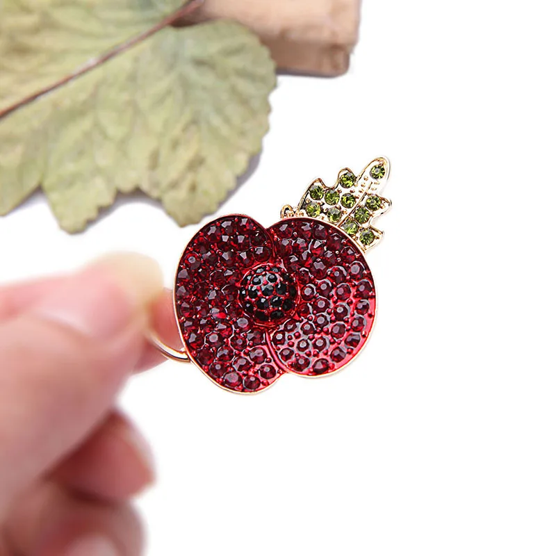 Брошь в виде фрукта с изображением вишневого Красного Стразы новинка 2019