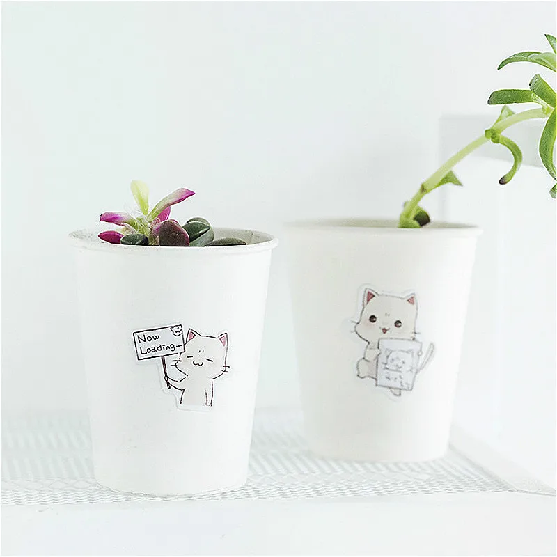 1 шт. новинка практичные милые наклейки бумажные цветные Креативные декоративные