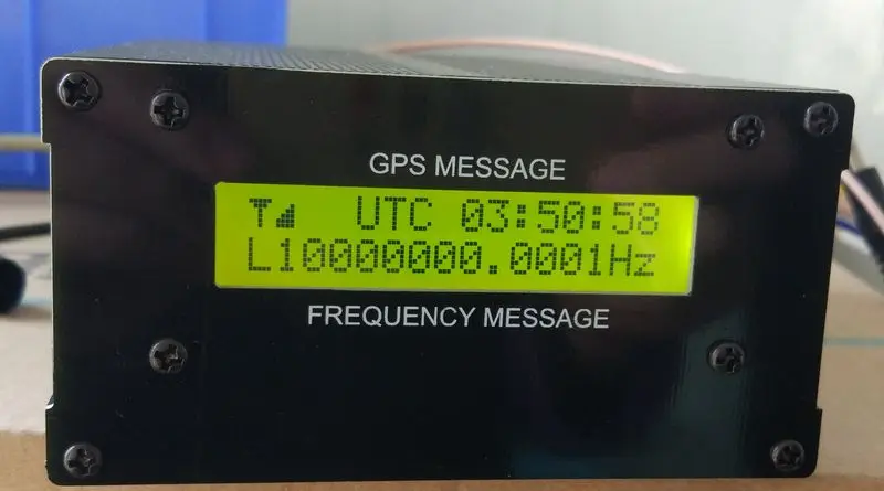 GPSDO-Reloj GPS, 10M, con pantalla LCD, referencia de sincronizaci&oacute;n de frecuencia-3