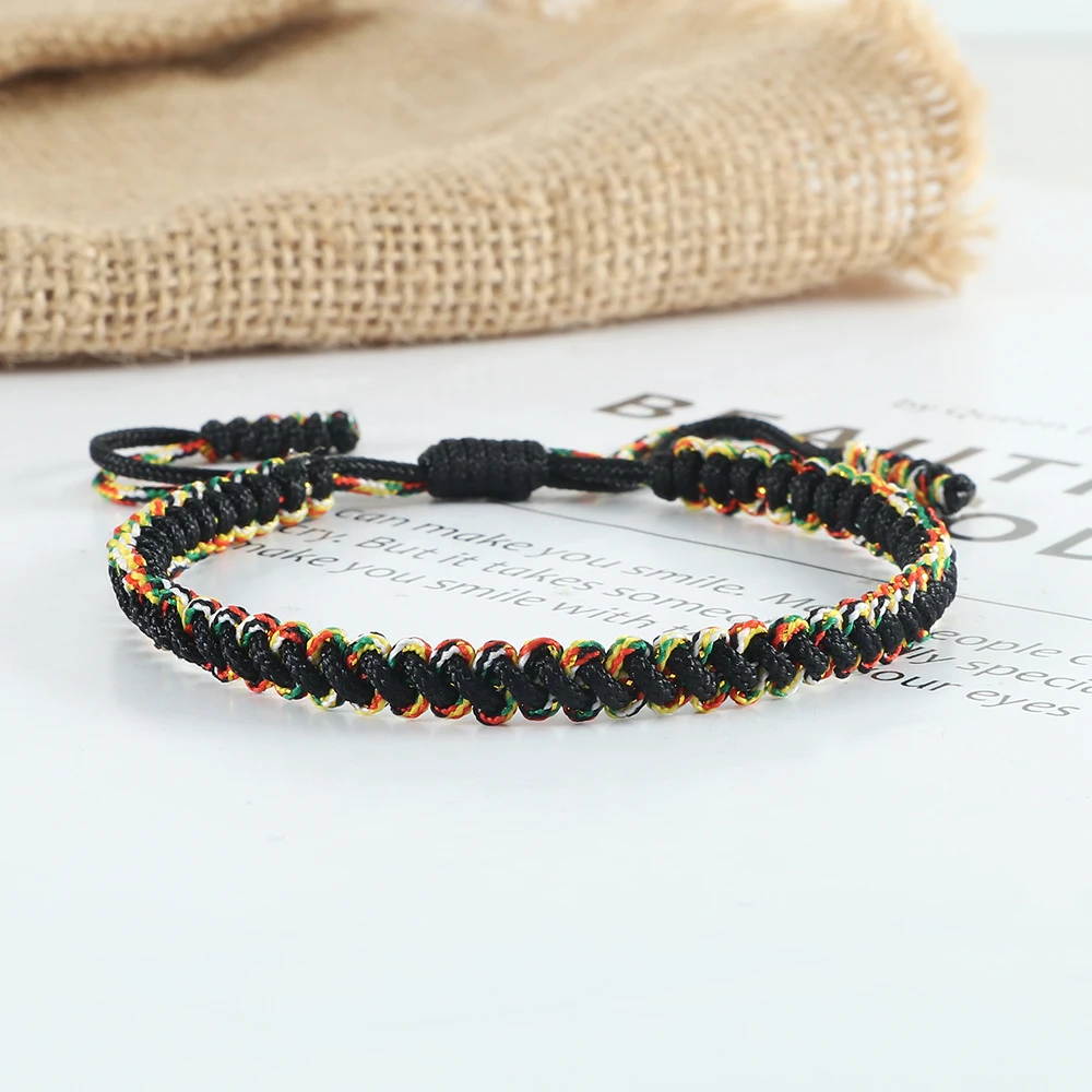 Браслет Best Friend для женщин и мужчин плетеный браслет ручной работы из черной нитки