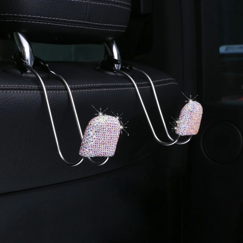 

New Auto Hooks Car Hangers Organizer Seat Headrest Hooks Backseat Hanger Storage Universal for SUV Truck Vehicle 2 Pack