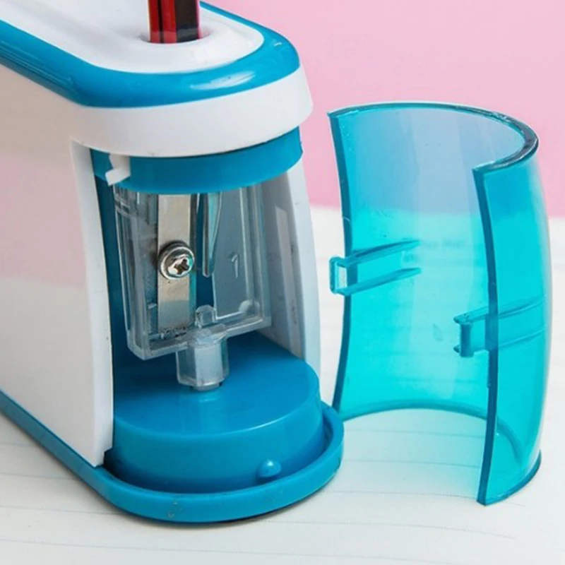 HUISHENG Electric Pencil Sharpener Student Stationery Colored Helical Blade for Artists Kids Adults | Канцтовары для офиса и