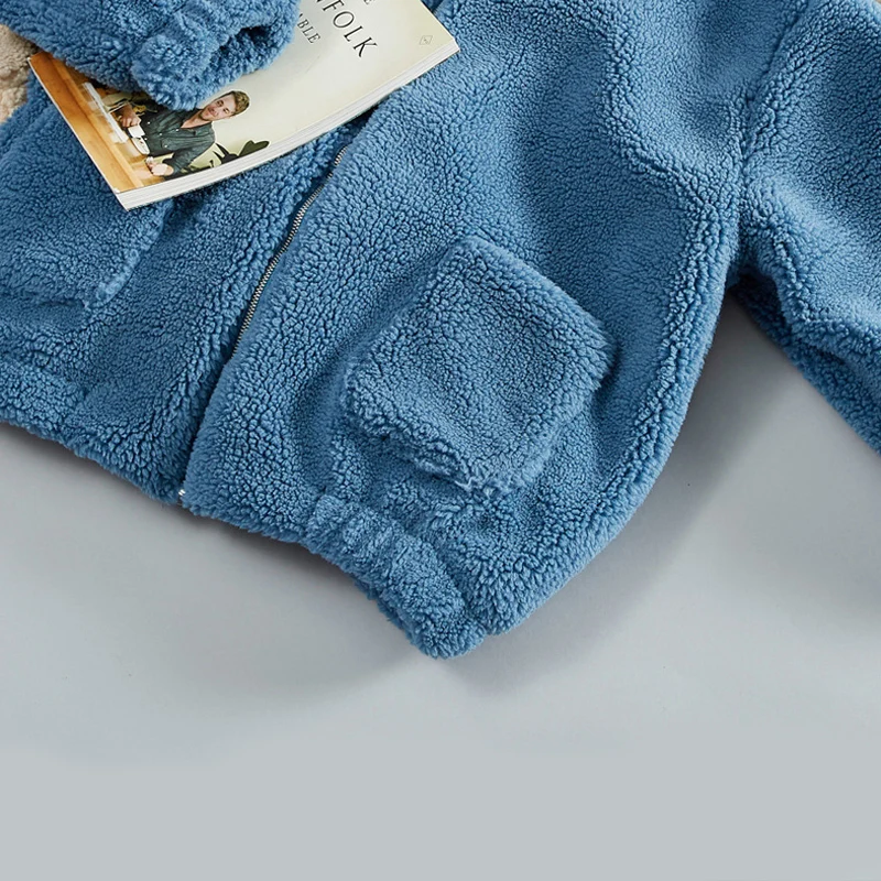 Imitation lambskin coat female autumn and winter large size thick warm furry zipper hooded | Женская одежда