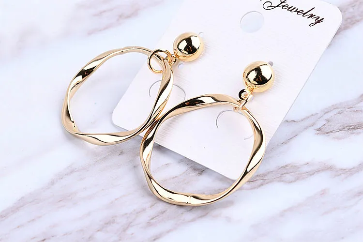 Круглая круглая подвеска из чистой меди с гальваническим покрытием в Корейском