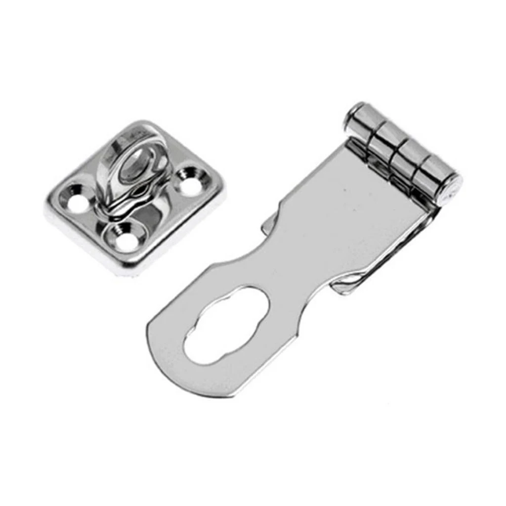 

Stainless Steel Padlock Hasp Door Clasp Gate Lock Latch 66x25mm / 2.6x1"