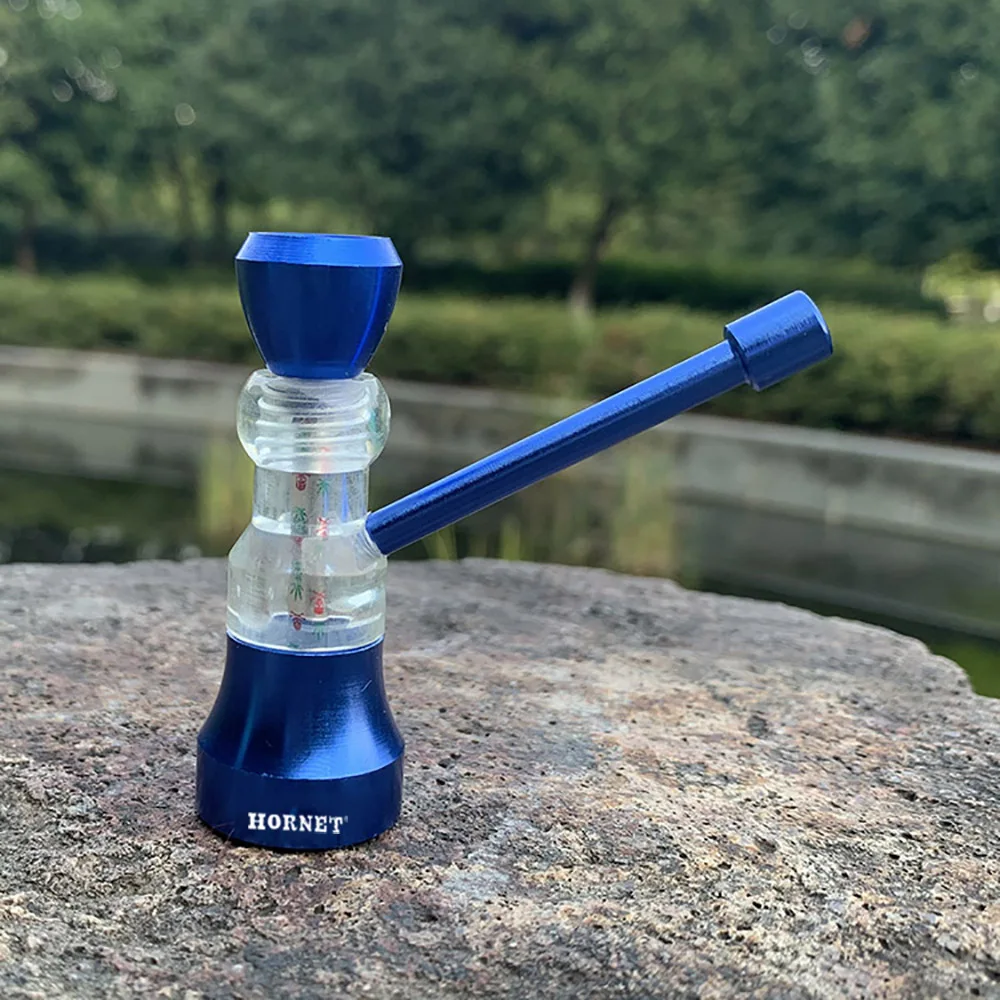 Металлическая курительная трубка HORNET смешная акриловая для воды Металлические