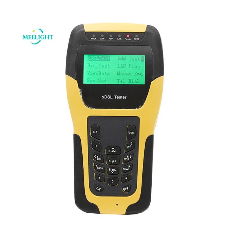 Инструмент для установки и обслуживания VDSL2 тестер RJ45 11 портов интерфейс: ADSLADSL2ADSL2