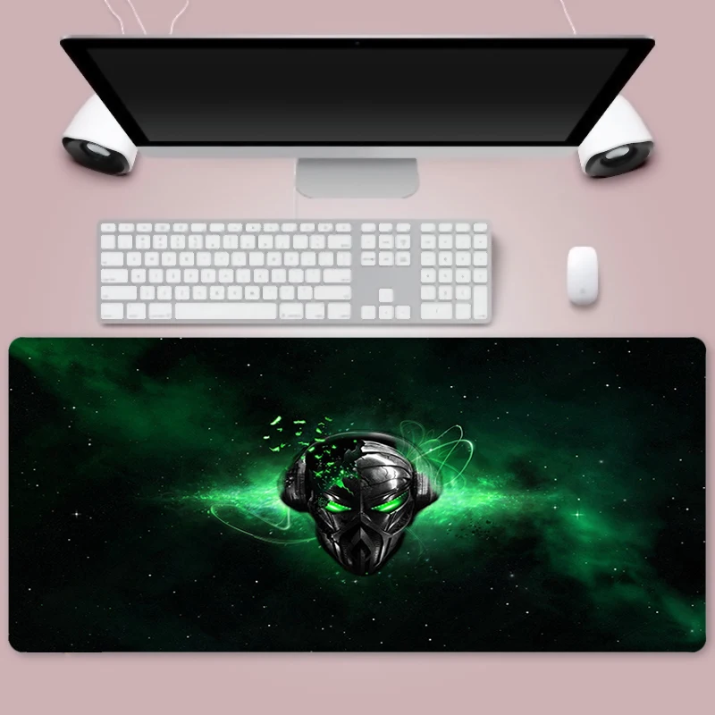 

Alienware Soft PU Leather Mice Pad Office Computer Desk Mat Cartoon Pattern Laptop Cushion Large Mouse Pad Desk