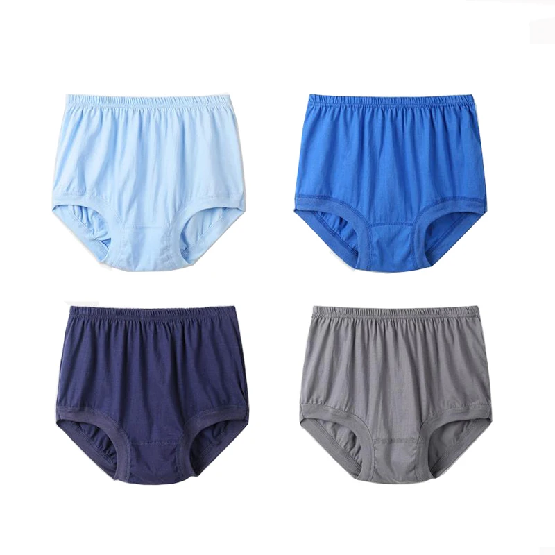 

Лидер продаж 2021, мужское нижнее белье, свободные хлопковые трусы для мужчин среднего и пожилого возраста, удобные широкие трусы