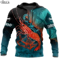 hx fashion hoody shrimp on the helm 3d printed men sweatshirts hoodie spring autumn long sleeve pullover pattern hip hop hoodie