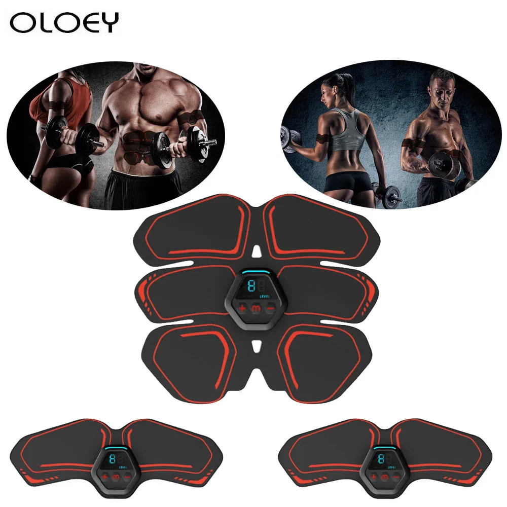 

EMS Muscle Electro Stimulator Gym Electrostimulator Abdominal Electric Massager Training Apparatus Fitness Machine Building Body