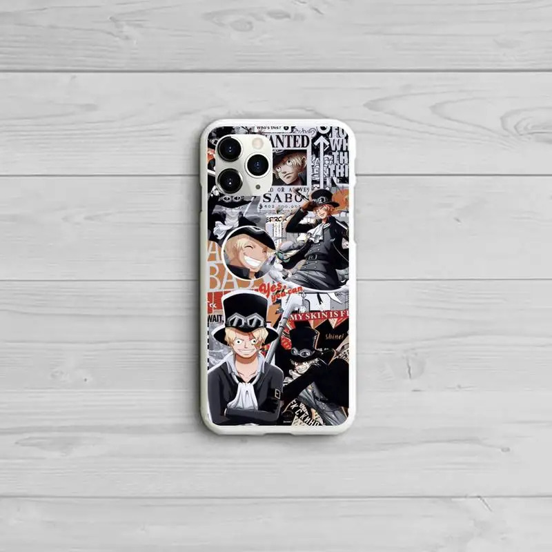 

One Piece Japan Anime Luffy Tony Phone Case Candy Color White for iPhone 11 pro XS MAX 8 7 6 6S Plus X 5S SE 2020 XR