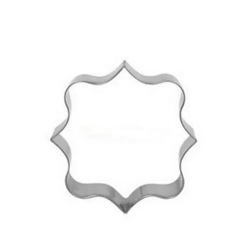 1PC C TTLIFE 3 шт./компл. Печенье Кондитерские инструменты Fondant Mold Нержавеющая сталь торт формочка, Инструменты для декорирования рамки аксессуары для выпечки - Цвет: 1PC C