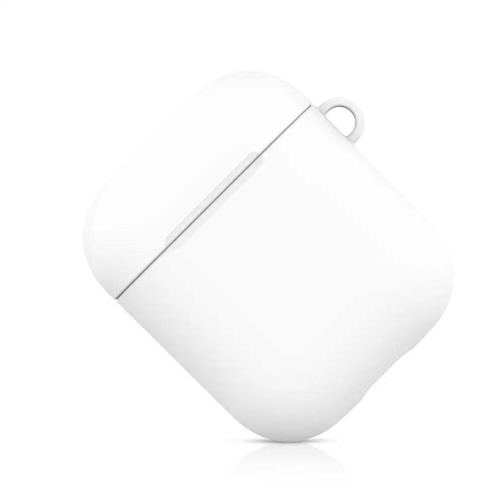 Чехол для беспроводных наушников Airpods мягкий белый чехол из ТПУ 1 2 Gen Airpods1 Airpods2 |