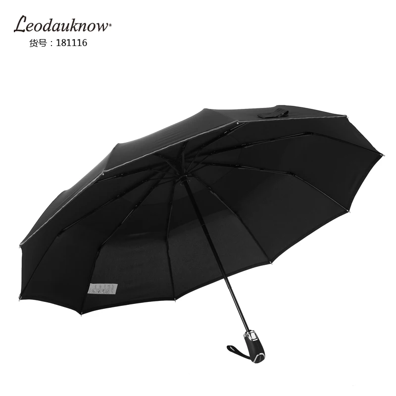 Leodauknow десять костей отражение солнца три складных зонта Безопасный и щедрый