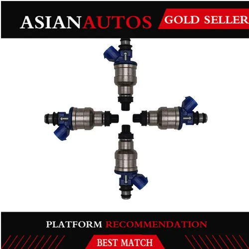 

Flow Matched Fuel Injector Set For Ford Mazda 1.6 2.2 MX3 MX5 MIATA 626 929 MX6 1.6L 2.2L K-M 195500-1970