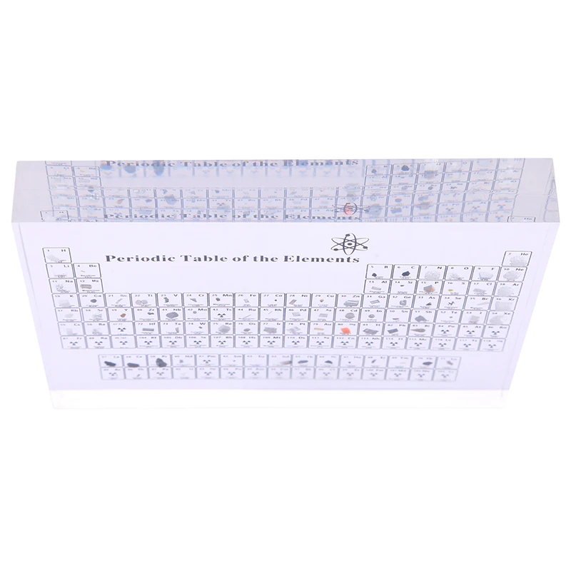 

Acrylic Periodic Table Display With Real Elements Kids Education School Day Birthday Gifts Chemical Element Display Home Decor
