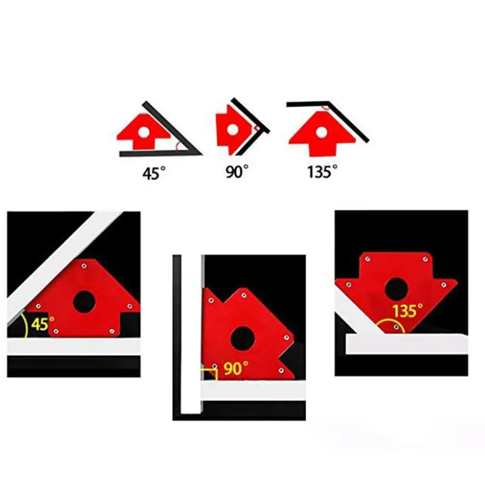 Пайка локатор сильный магнит сварки магнитный держатель 3 угол стрелка сварщик