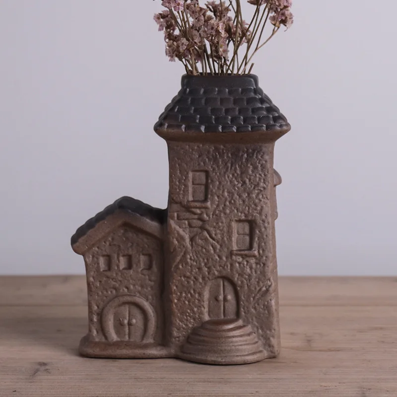 Керамическая ваза в китайском стиле креативные маленькие украшения для дома Tulou