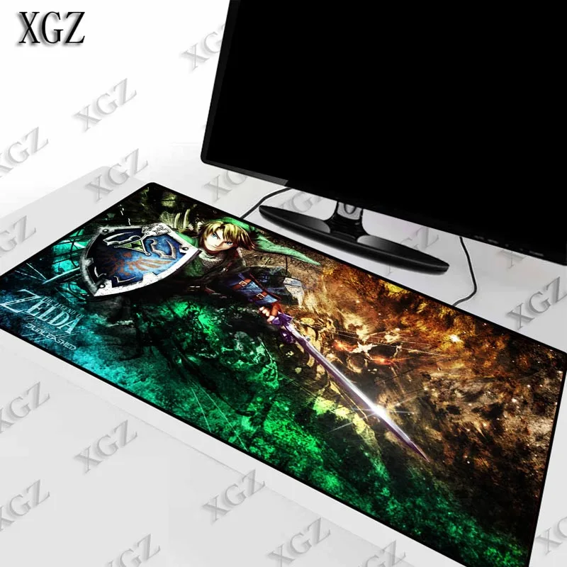 

XGZ Anime Brave Boy Mouse Pad Large Laptop Office Game Keyboard Pad Mouse Pad Anti-Slip Perfect Locking PC Computer Desk Mat XXL