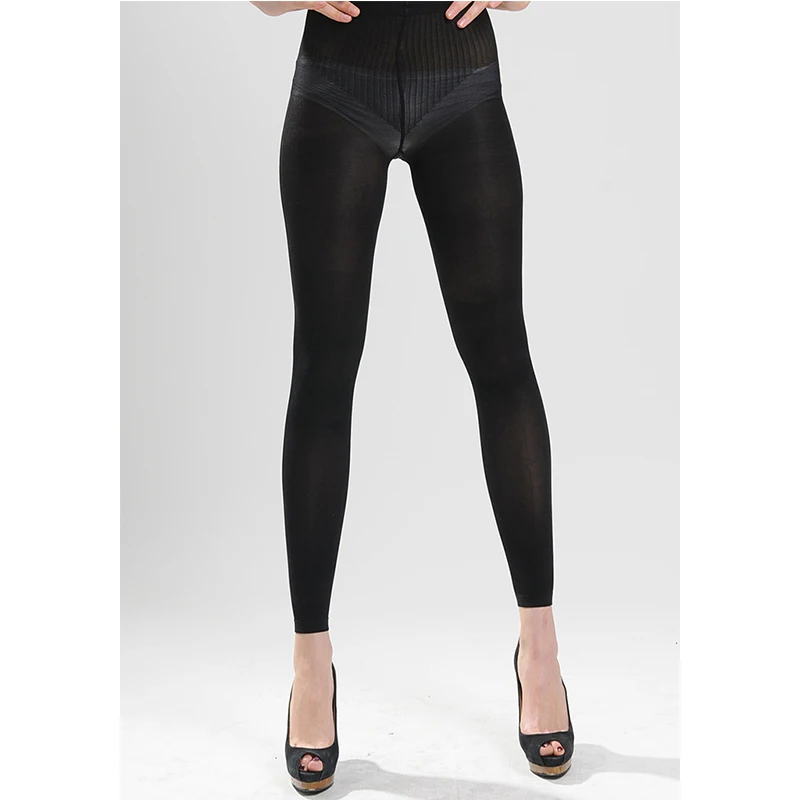 Черные Лоскутные сетчатые гетры женские Джеггинсы Женские эластичные штаны