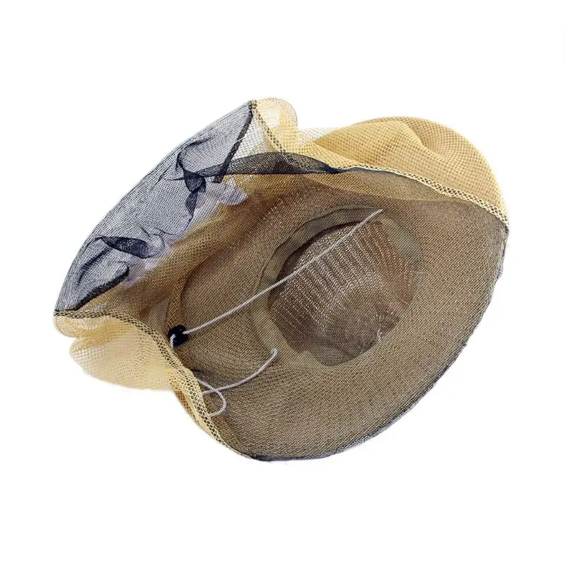 

Beekeeping Garden Guard Cowboy Hat Anti Mosquito Bee Insect Bug Face Head Veil 090F
