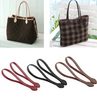 1 pair 60cm bag strap luxury designer pu leather bag handle for handbags shoulder bag replacement purse belts diy accessories