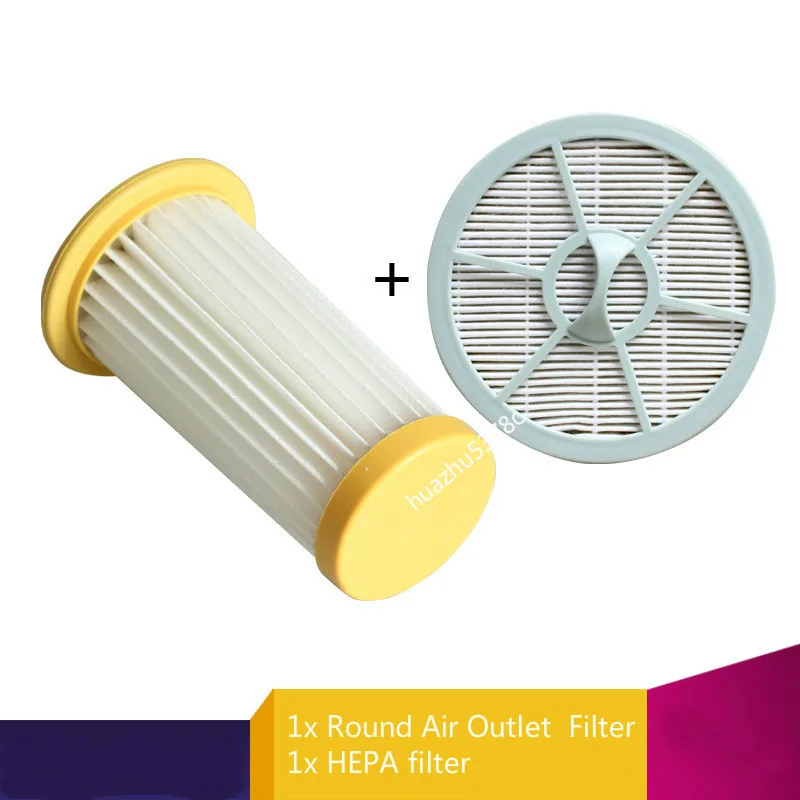 

1x Vacumm Cleaner Parts HEPA filter and 1x Round Air Outlet Filter for Philips FC8260 FC8261 FC8262 FC8264