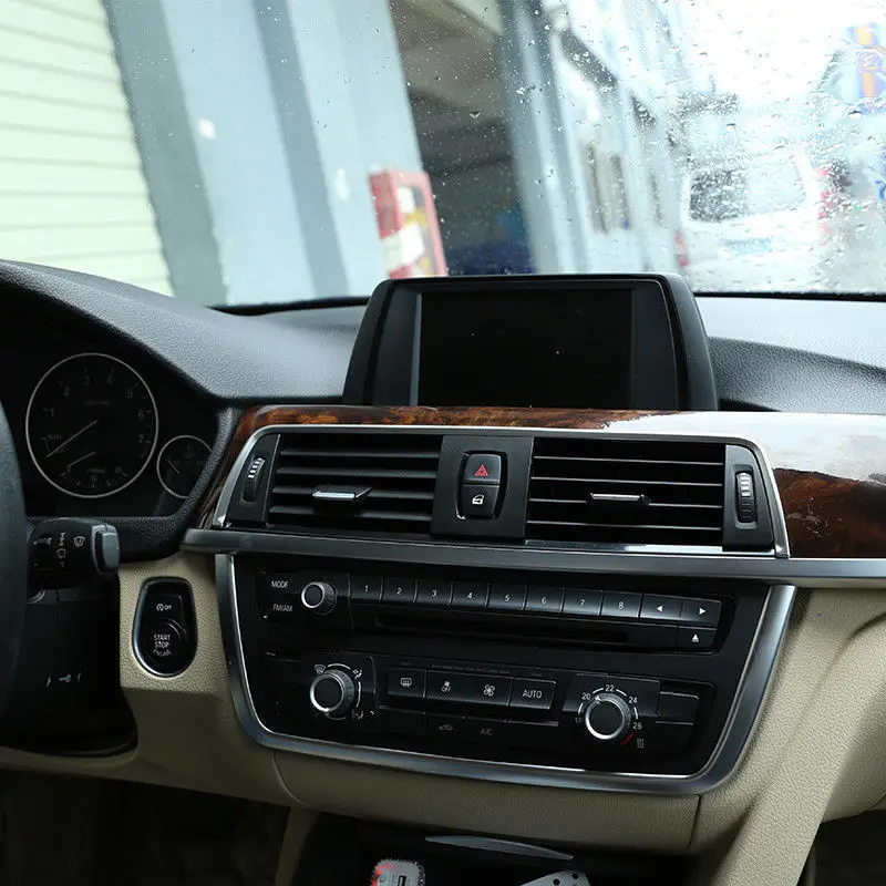 

1X Chrome Air Vent Outlet Frame Trim for BMW 3 4 Series F30 F34 318i 320li 2013-17 Car decoration