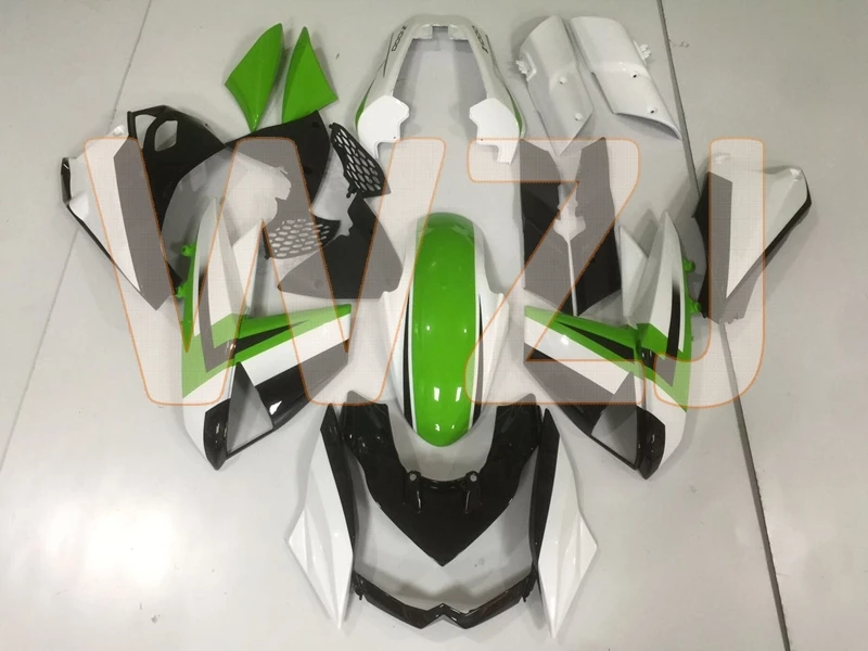 Для Kawasaki Z1000 2012 полный корпус наборы Z 1000 12 13 Зеленый Белый Черный Abs обтекатель 2010