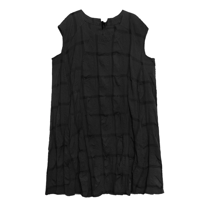 

XITAO Women Fashion Dress Striped 2020 Summer Goddess Fan Sleeveless Goddess Fan Elegant Small Fresh Casual Dress GCC3724