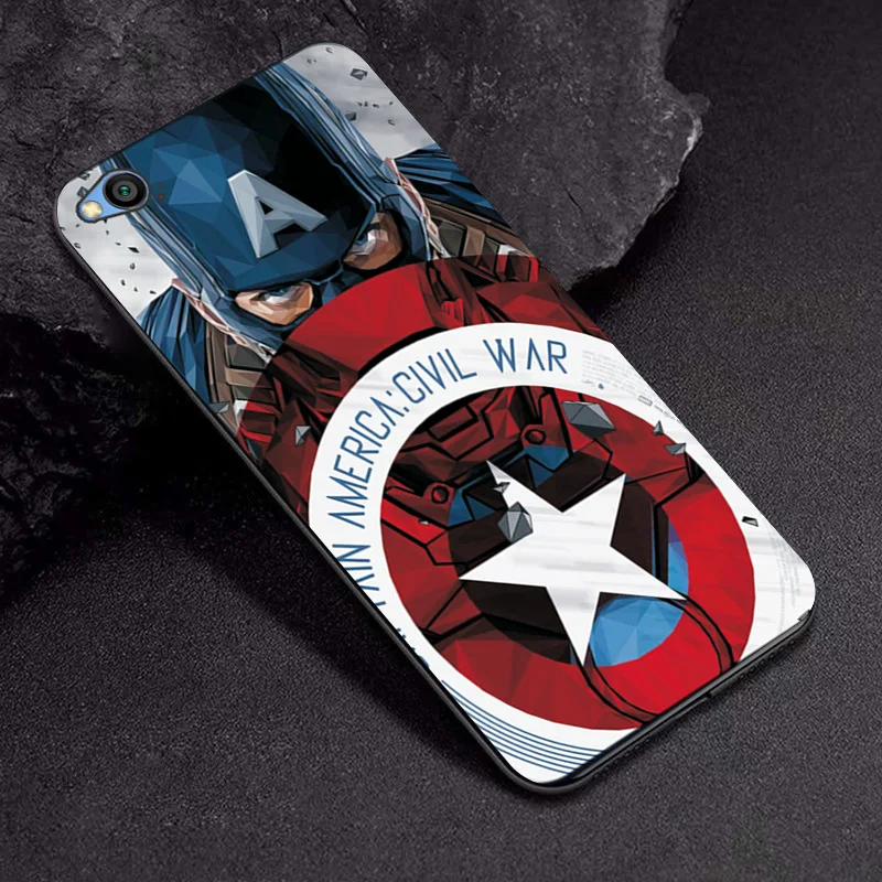 Супергерой чехол для телефона для Xiaomi redmi Go чехол для redmi Go Marvel Мстители черный ТПУ бампер для Xiaomi redmi Go redmi go 5,0" - Цвет: TPUBLK636