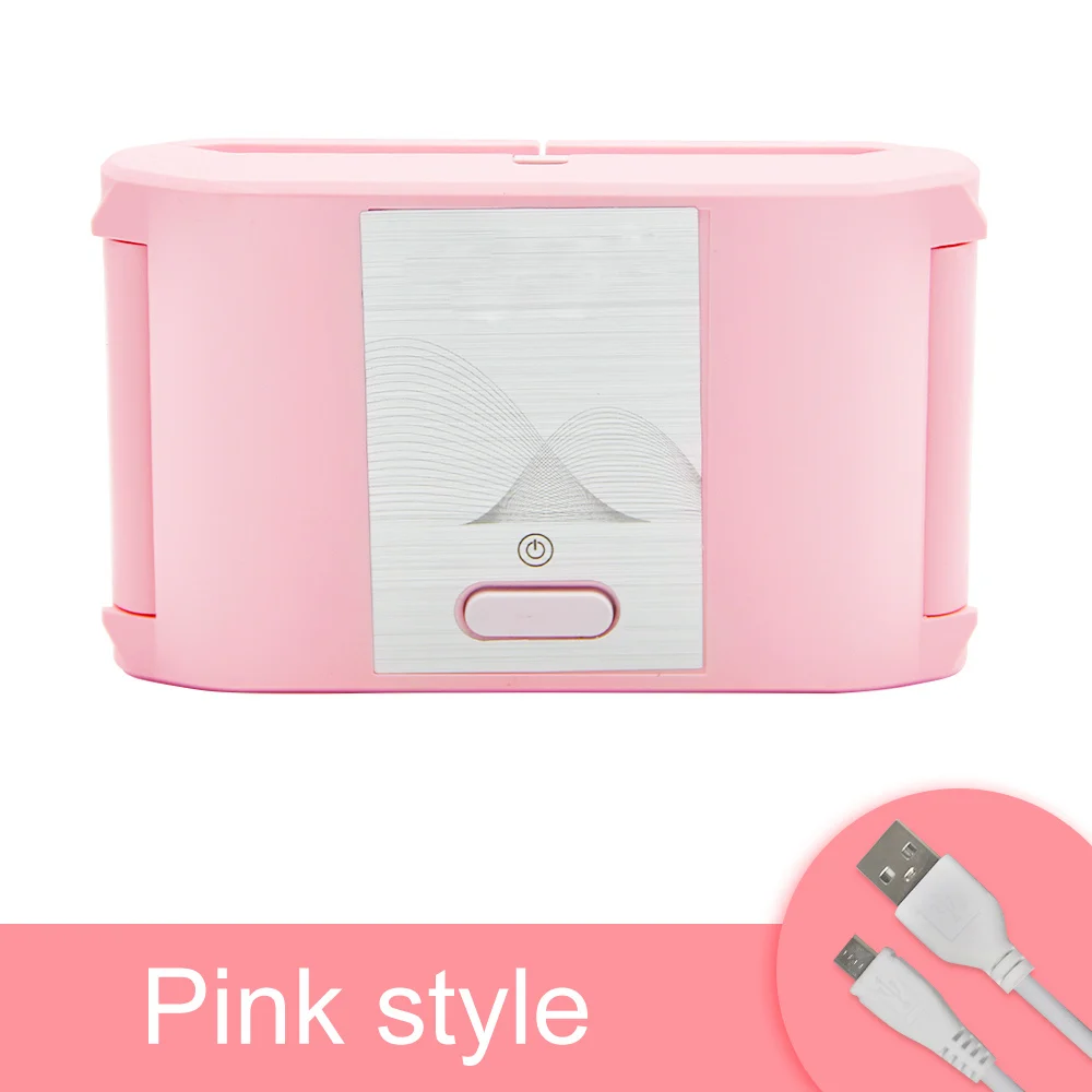 Pink USB line LKE в сложенном виде Сушилка для ногтей 36 Вт УФ лампа для светодиодный гель Портативный на гвозде лампа арочные формы лампы для нейл-арта, идеально подходит для большого пальца для сушки раствор - Цвет: Pink USB line