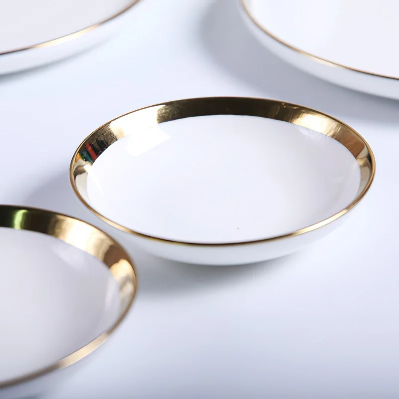 

Ceramic Taste Dish Phnom White Porcelain Small Plate Mini Soy Sauce Seasoning Nut Saucer Tableware Household Kitchen Supplies