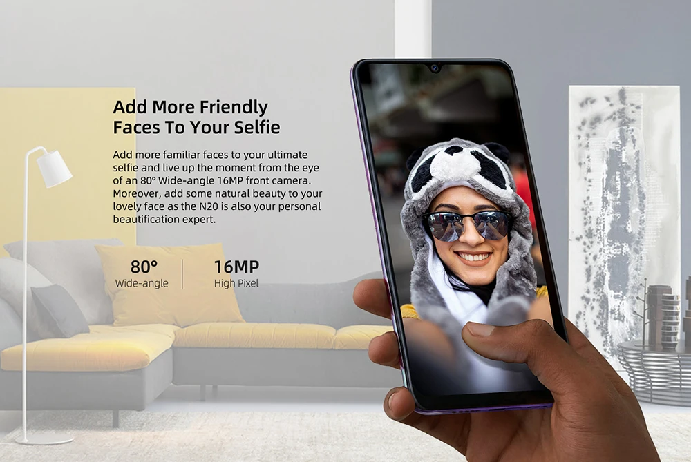 Мобильный телефон DOOGEE N20 16MP с тройной задней камерой 6,3 дюймов FHD+ дисплей 4 Гб 64 Гб MT6763 Восьмиядерный 4350 мАч мобильный телефон LTE
