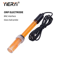 yieryi orp electrode probe bnc q9 connector oxidation reduction potential test probe for aquarium hydroponics swimming pool