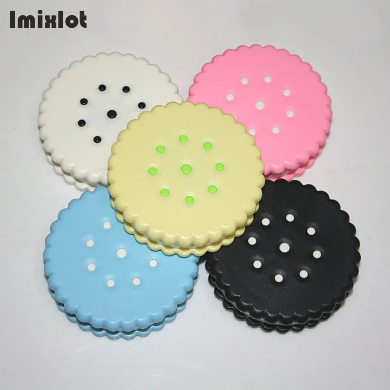 Милые печенье Форма контактные линзы чехол Прекрасный Мини очки Аксессуары для