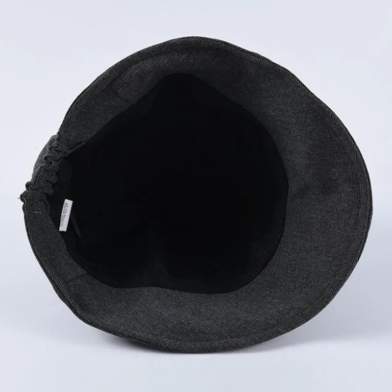 

SILOQIN Panama Ladies Cap Trend Spring Fashion Cotton Bucket Hats For Women's Simple Elegant Brands Sunhat Fishing Cap Casquette